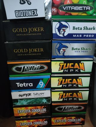 Lote Productos Agrobeta: Gold Joker, Beta Shark, T