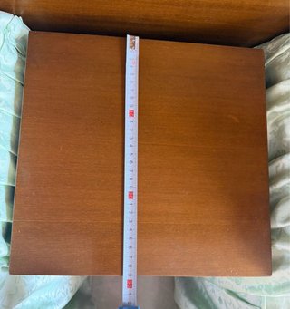 Armario cabecero de madera marrón