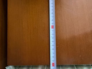 Armario cabecero de madera marrón