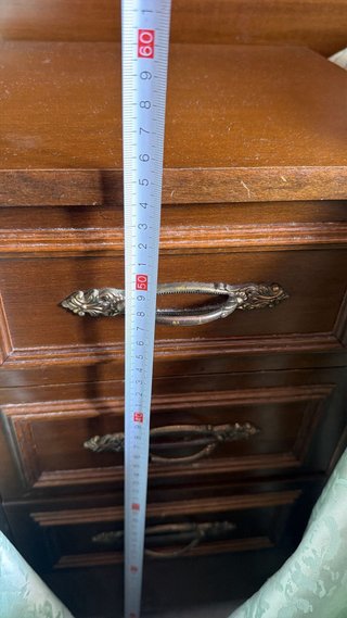 Armario cabecero de madera marrón