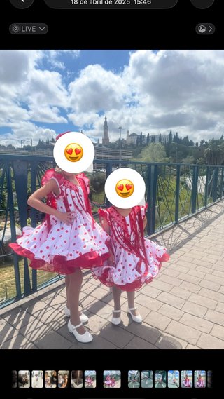 Traje de flamenca con matoncillo Solo una puesta