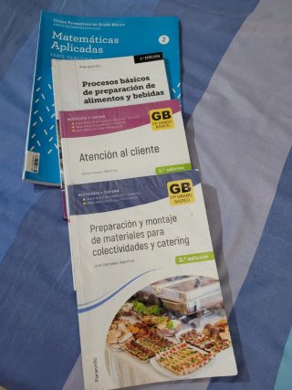Libros se instituto fp 2do de cocina