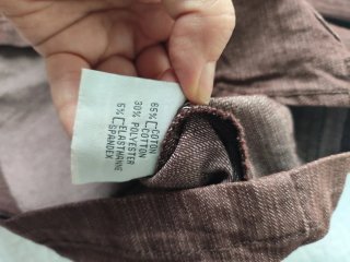 Blazer vaquera marrón talla M cazadora denim mujer