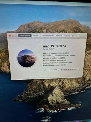 Ordenador Apple iMac Plata