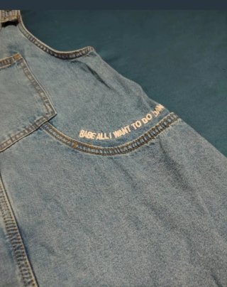 Vestido Peto Vaquero pull&bear Talla S