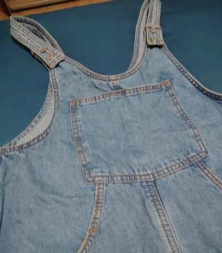 Vestido Peto Vaquero pull&bear Talla S