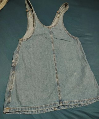 Vestido Peto Vaquero pull&bear Talla S