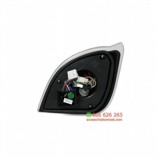PILOTOS LED FORD FIESTA MK4. COLOR ROJO-NEGRO.
