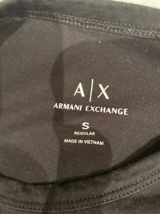 Camiseta Armani Exchange AX Negra Talla S