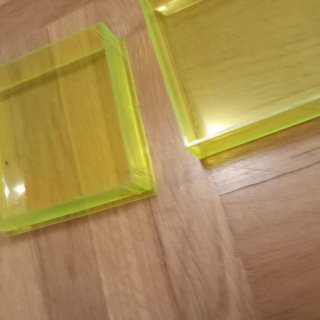 112 Cajitas 6x6x2 cm transparentes