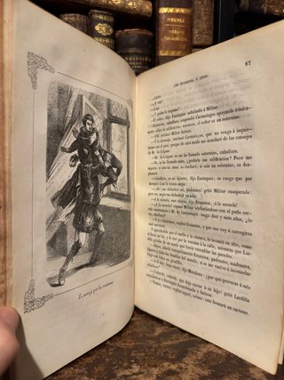 Dumas Los 45 1858 novela histórica antigua