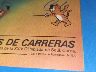 Album Dubble Bubble Olimpiadas Seúl 1988