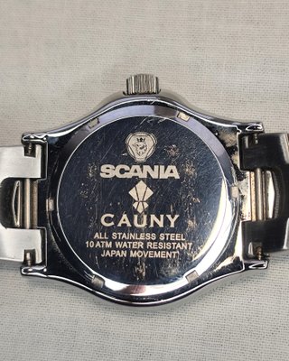Reloj CAUNY  para SCANIA todo en acero inox.