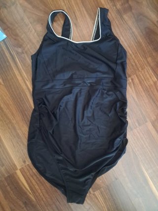 Bañador premamá Decathlon Negro
