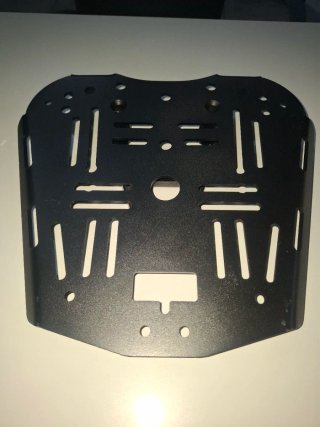 Portaequipajes moto negro