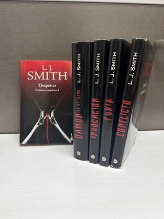 5 libros the vampire diaries cronicas vampiricas