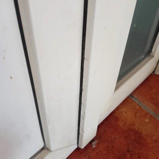 Puerta de entrada PVC con cristal
