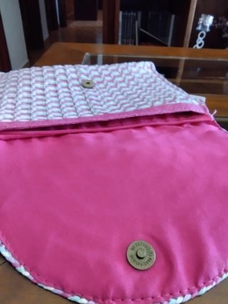 Bolso de rafia tejido multicolor, Nueva Temporada.