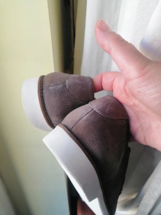 Mocassini uomo camoscio grigio