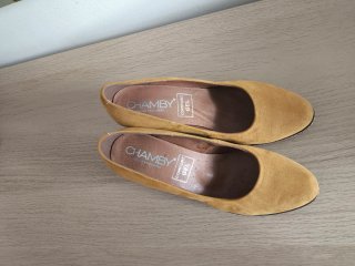 Zapatos de tacón Chamby ante