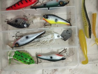 Lote señuelos pesca variados