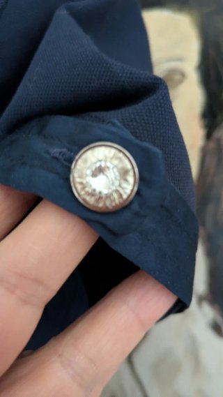 Maglietta Roccobarocco blu taglia 42 italiana