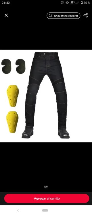 Pantalón de moto con protecciones XXL