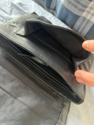 Bolso Zara negro tachuelas Piel