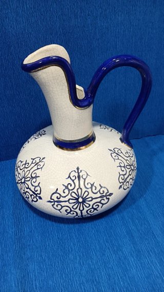 Jarrón Vintage Fadecol Azul Cobalto