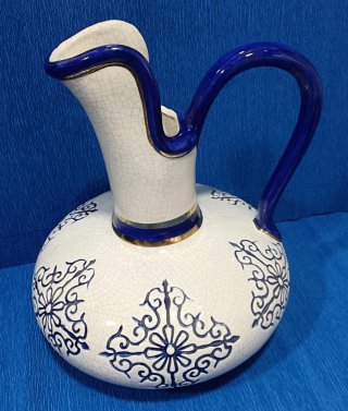 Jarrón Vintage Fadecol Azul Cobalto