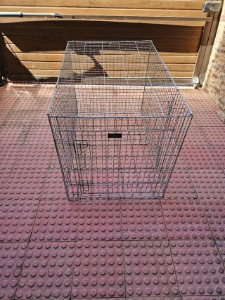 Jaula Perro Plegable 2 Entradas