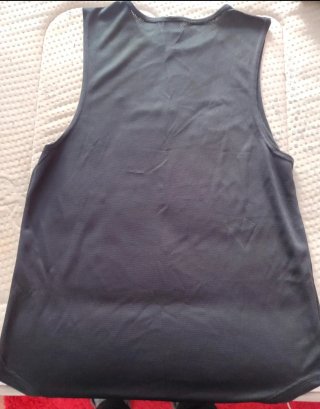 Camiseta tirantes negra JUSTGYM talla M