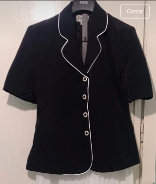 Blazer verano FAUNA negro talla L