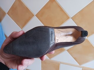 Zapato Tacon Ante T-37 Usado.