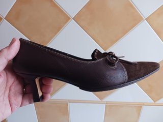 Zapato Tacon Ante T-37 Usado.