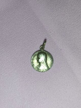 Medalla antigua plata Beata Teresa (1923-1925)