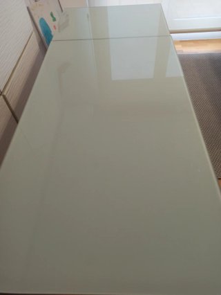 Mesa extensible cristal