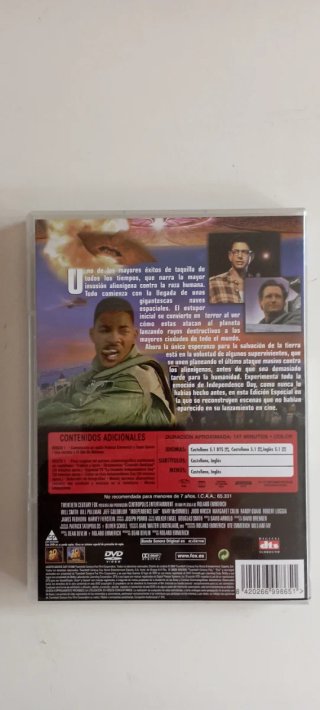 Independence Day DVD Edición 2 Discos