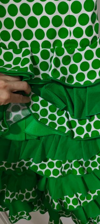 Vestido Gitana Flamenca Talla 6 niña