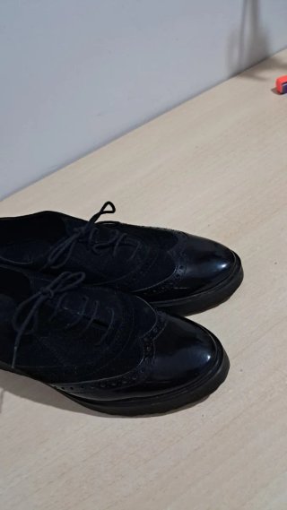 Zapatos Negros Elegantes con Plataforma