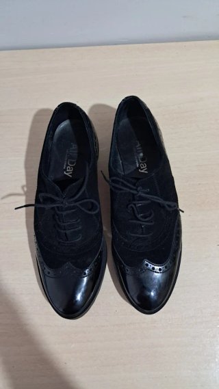 Zapatos Negros Elegantes con Plataforma