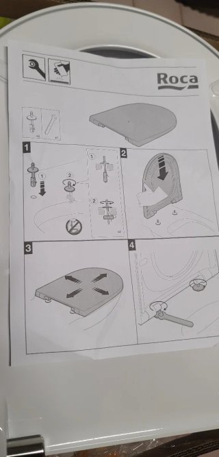 Tapa WC Roca Ona STD A801E12001