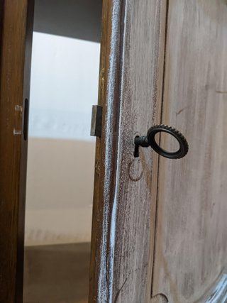 Mueble auxiliar rústico decapado – 2 módulos