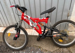 Bicicleta Montaña Niño Btwin Roja