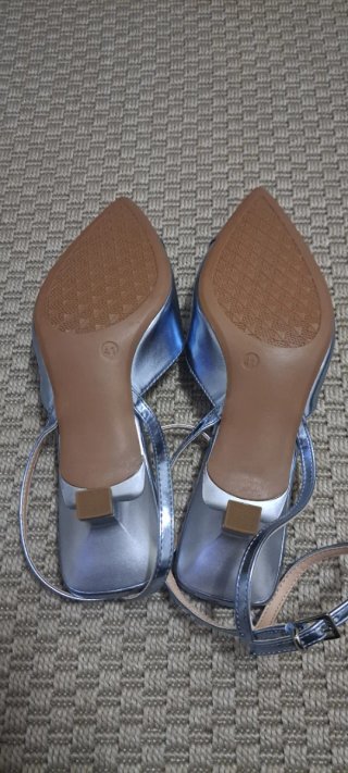 Sandalias Catwalk Plata Talla 41