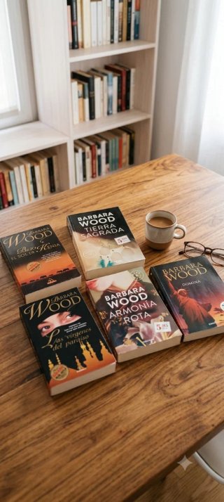 Lote 5 libros Barbara Wood