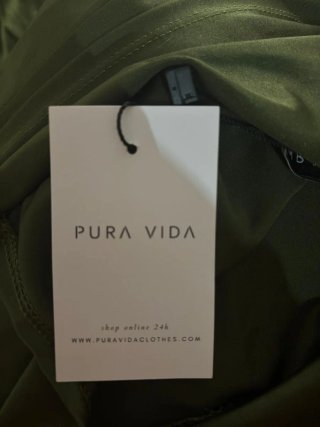 Vestido Pura Vida Clothes Rojo Talla S