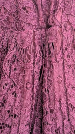 Gonna pizzo Brigitte Bardot S/M vinaccia