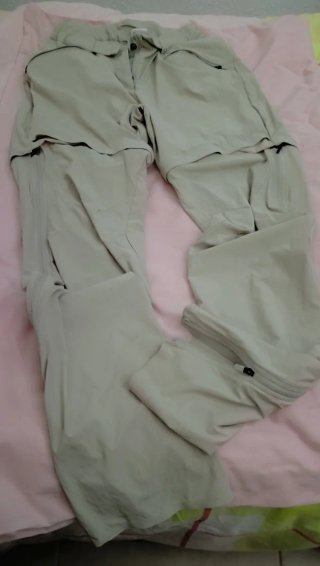 Pantaloni da escursionismo convertibili