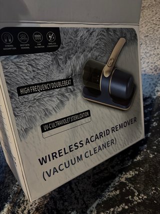 Aspirador Inalámbrico Antiácaros UV